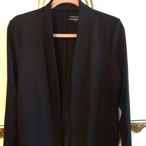 Eileen Fisher Black Ponte Blazer Jacket